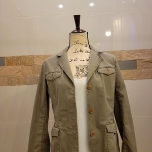 Eddie Bauer light olive blazer